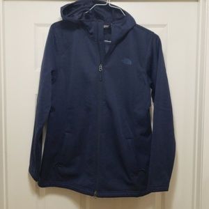 Womens North Face zip up hoodie L